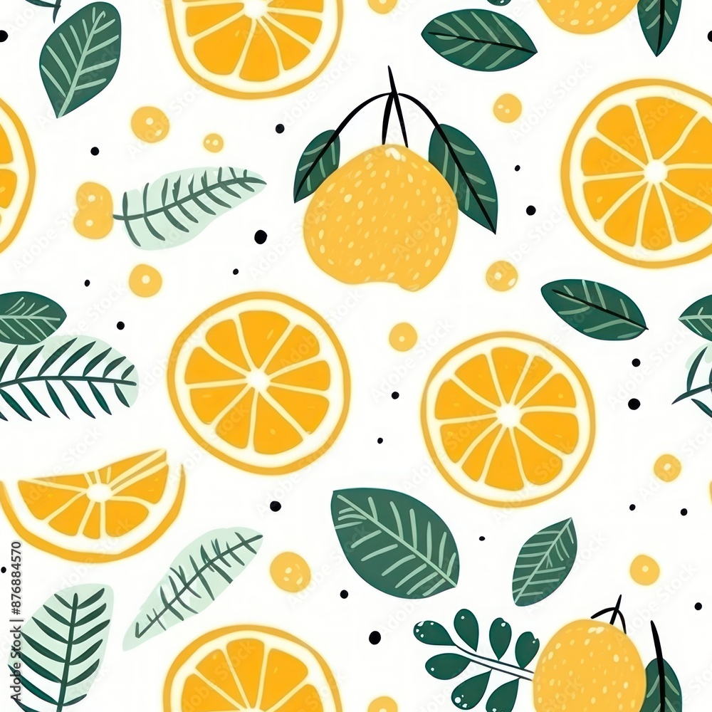 Summer vacation pattern grapefruit lemon. Summer vacation pattern grapefruit lemon.