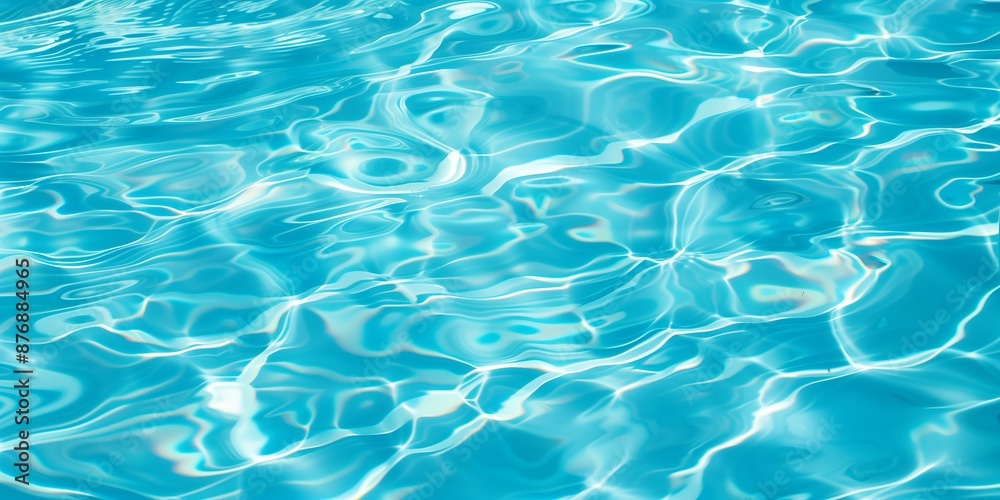 Tranquil texture of water surface under sunlight, showcasing beautiful patterns of light and motion Tranquil texture of water surface under sunlight, showcasing beautiful patterns of light and motion