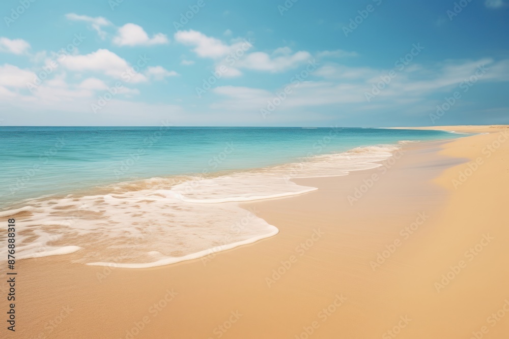 Fototapeta premium Beach outdoors horizon nature.