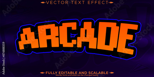 Editable text effect, editable emote icon and trendy customizable font style