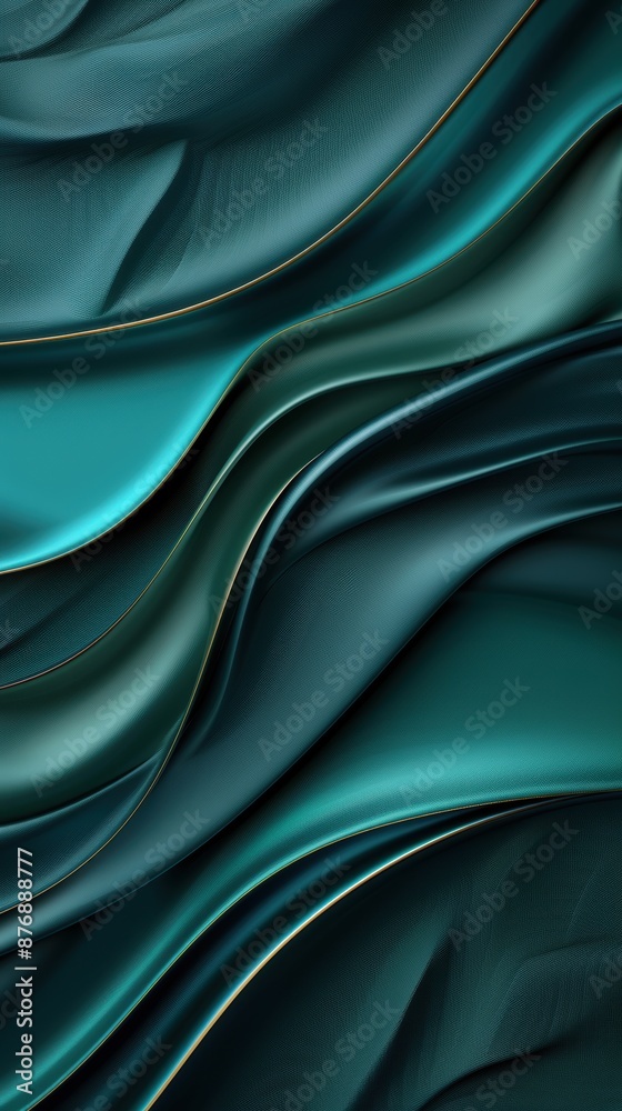 Fototapeta premium Elegant emerald green abstract background