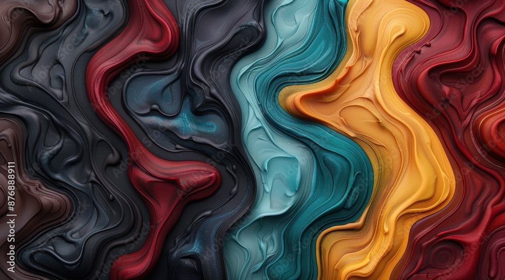 Vibrant abstract fluid art background Vibrant abstract fluid art background