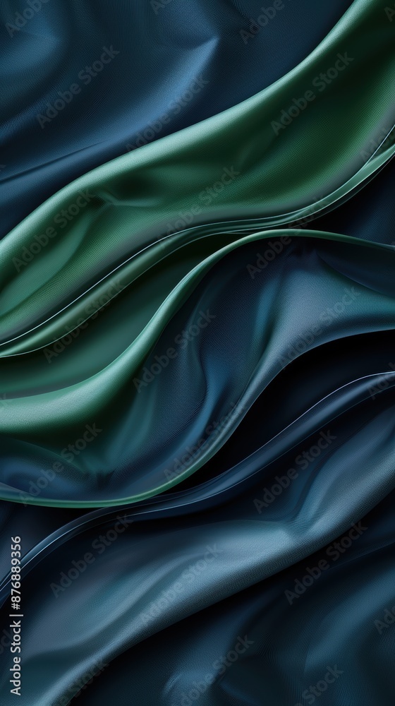 Fototapeta premium Flowing abstract fabric design