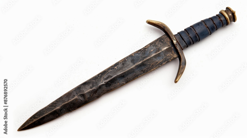 Antique dagger with ornate handle Antique dagger with ornate handle
