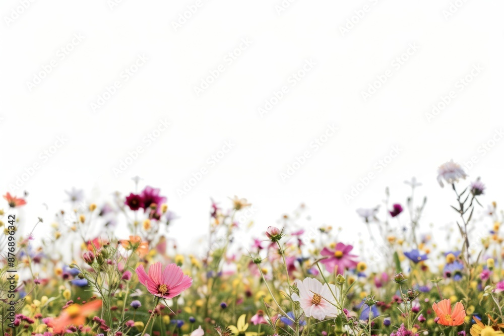 Flower field nature backgrounds grassland. Flower field nature backgrounds grassland.