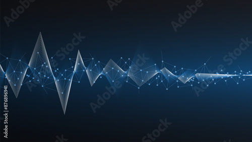 technology background abstract. technology with line digital color dot hi-tech vector. technological for web banner, background, object. 