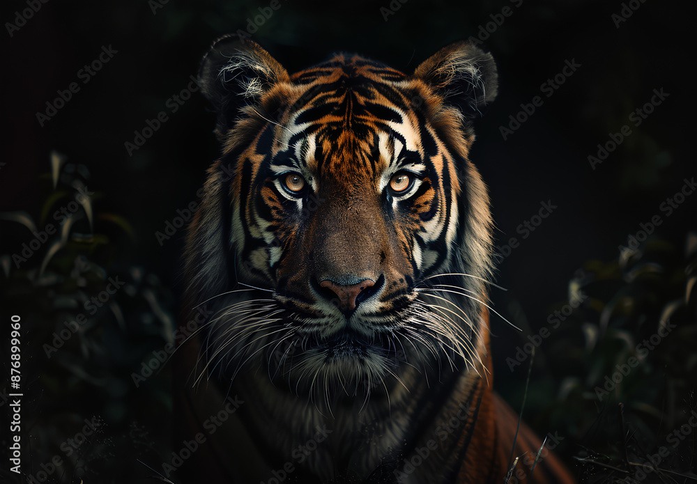 Fototapeta premium portrait of a bengal tiger