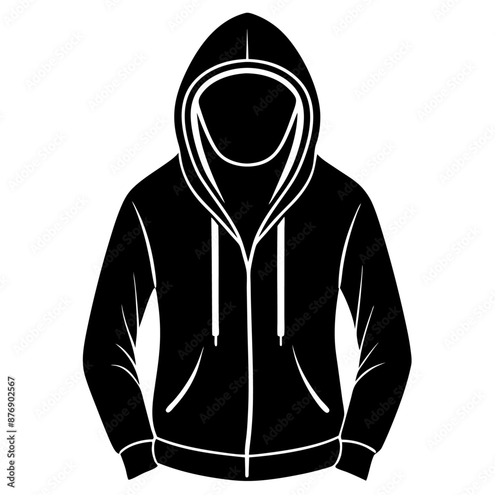 hoodie black silhouette art illustration hoodie black silhouette art illustration