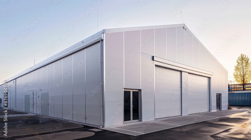 Obraz premium Empty warehouse