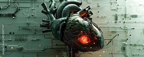 Detailed Mechanical Heart w...