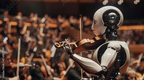 Robot Conducting a Classica...