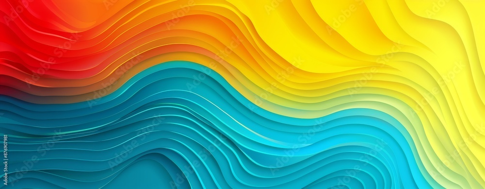 Abstract background with colorful waves of different shades of purple and blue, 3d rendering illustration. Aquatic Ink Isolated on Transparent Background. Smoke waves.