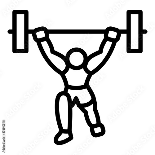 Weightlifting Icon
