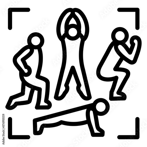 Circuit Training Icon