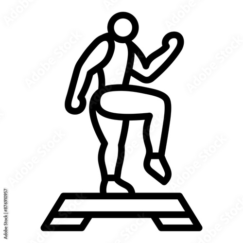 Step Aerobics Icon