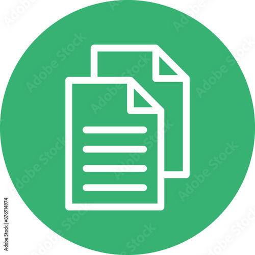 Copy Vector Line White Circles Multicolors