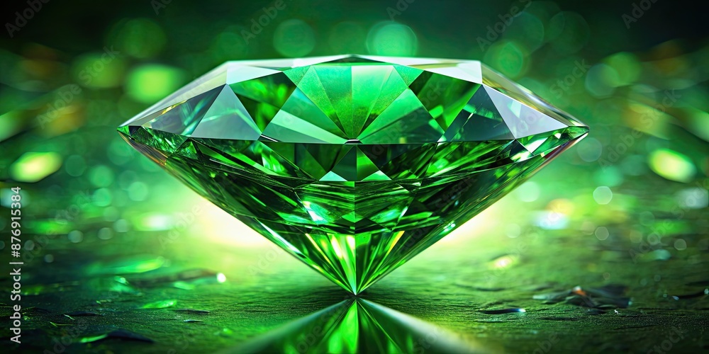 Close up of a vibrant green diamond emerald, emerald, green, diamond, precious, gemstone, close up, shiny, luxurious Close up of a vibrant green diamond emerald, emerald, green, diamond, precious, gemstone, close up, shiny, luxurious