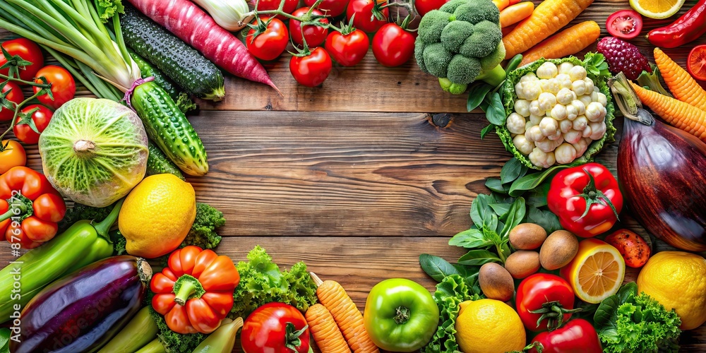 Fresh fruits and vegetables with various health benefits , nutrition, colorful, organic, vitamins, antioxidants, natural Fresh fruits and vegetables with various health benefits , nutrition, colorful, organic, vitamins, antioxidants, natural
