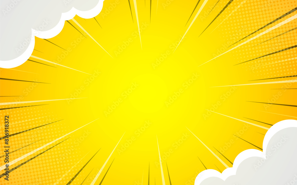 Comic background with clouds. vector illustration EPS 10. Comic background with clouds. vector illustration EPS 10.