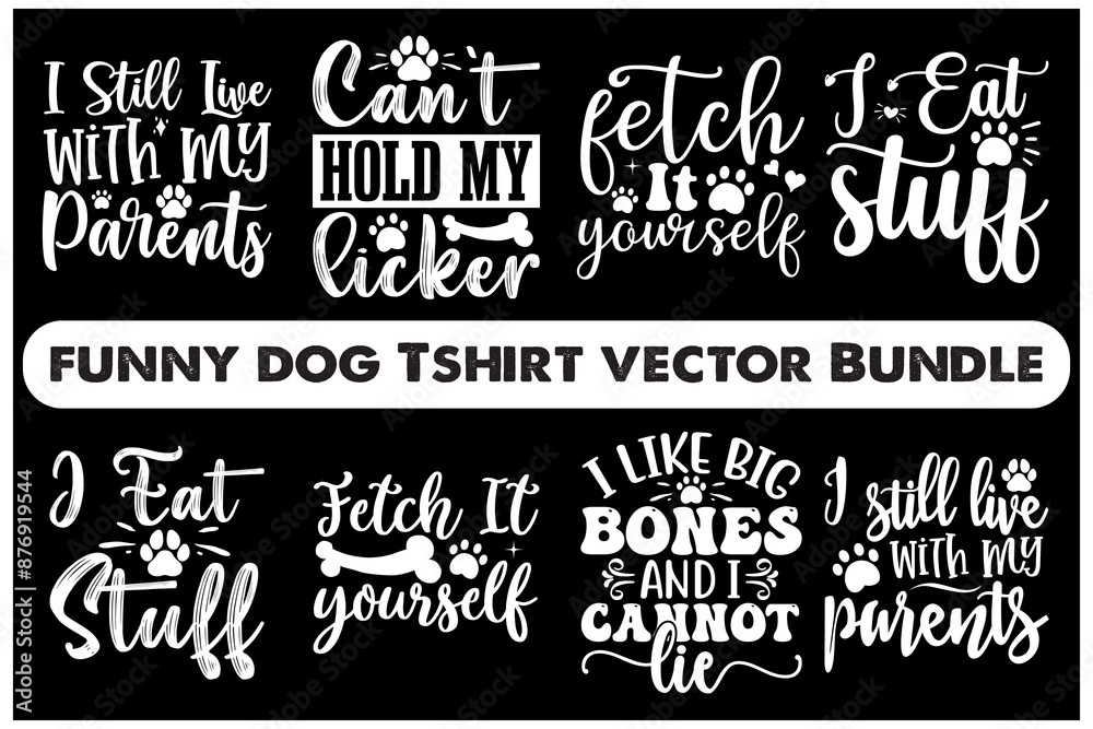 Dog Life T-Shirt | Unique Vector Design Celebrating All Things Dog