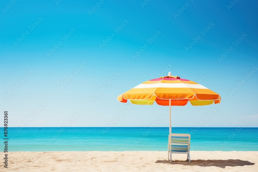 Tropical beach sky umbrella. Tropical beach sky umbrella.