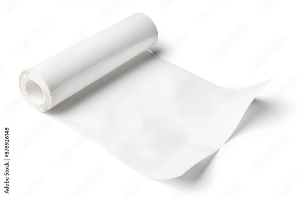 Sticker Label. White Paper Sticker Label on Blank Background, Isolated Design Sticker Label. White Paper Sticker Label on Blank Background, Isolated Design