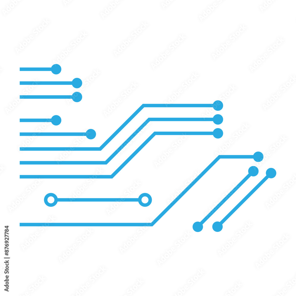 Abstract futuristic circuit board Abstract futuristic circuit board