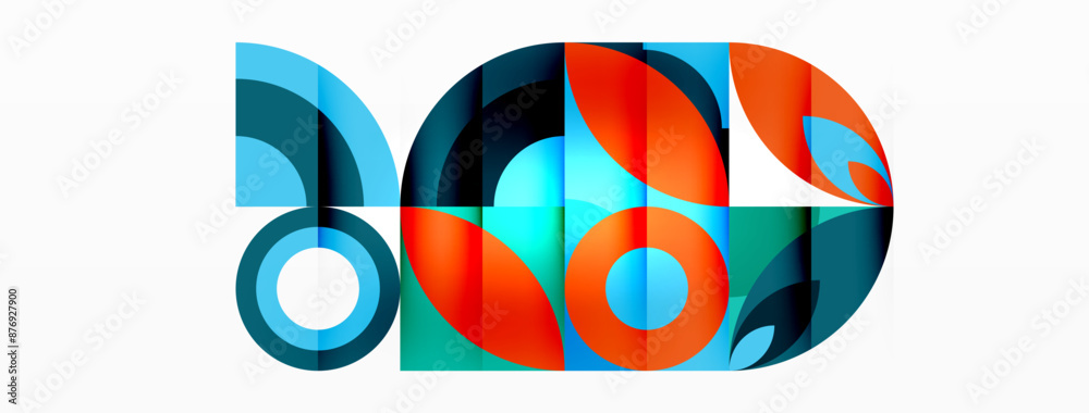 Circles and petals. Geometric beautiful abstract minimal template for Wallpaper, Banner, Background, Card, Book Illustration, landing page Circles and petals. Geometric beautiful abstract minimal template for Wallpaper, Banner, Background, Card, Book Illustration, landing page