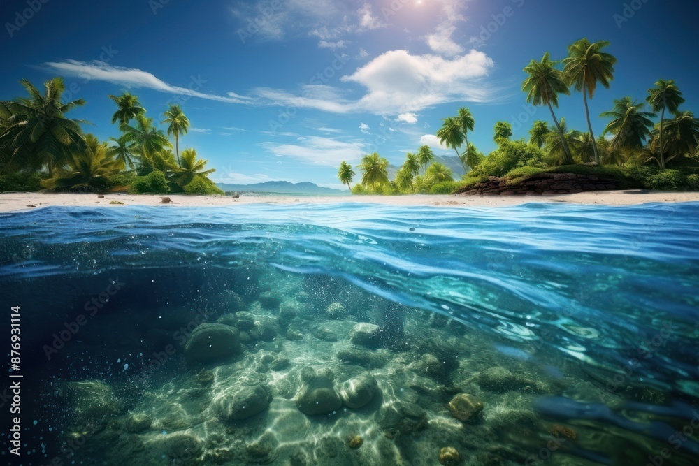 Summer ocean land landscape outdoors. Summer ocean land landscape outdoors.