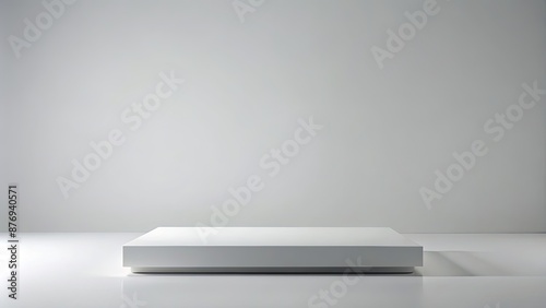 Empty white platform with space for customization , blank, template, mockup, platform, empty, space, design