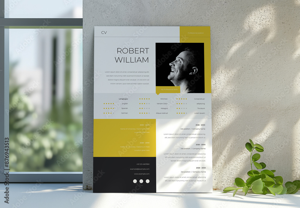 Modern Profession Resume Layout - 1000 F 876943513 VmjPgMjwMjq1vE3EWNyKGo4TyFeTaeZV 