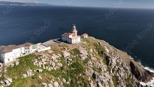 Cabo del Faro de Finisterre en La Coruña photo