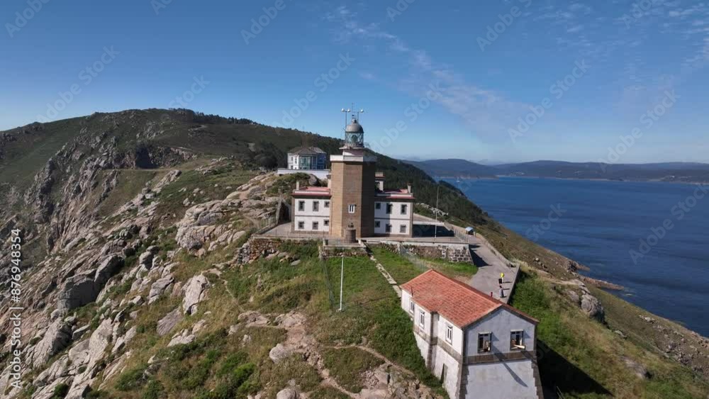 Cabo del Faro de Finisterre en La Coruña Cabo del Faro de Finisterre en La Coruña