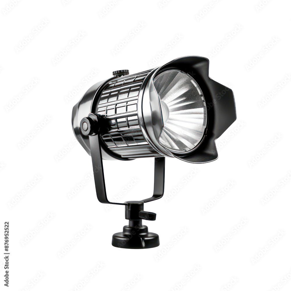Studio flash, Flashlight isolate on transparent png.