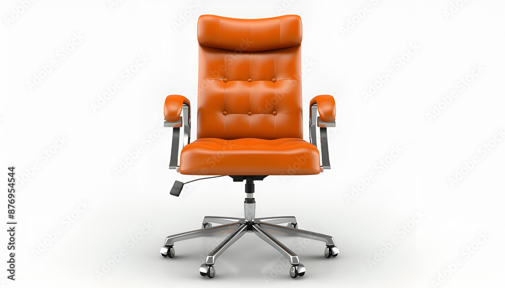 Obraz premium office chair on white background