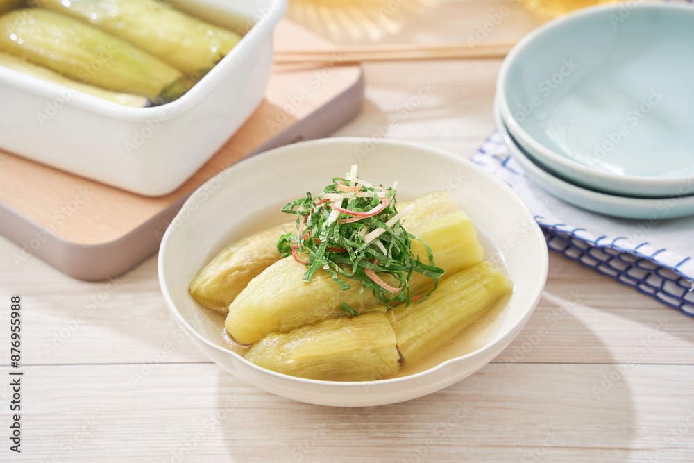 茄子の翡翠煮 茄子の翡翠煮