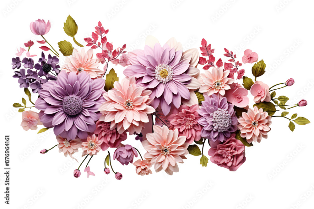 © Usama - A Delicate Tapestry of Paper Flowers in a Springtime Bouquet on a White or Clear Surface PNG Transparent Background © Usama - A Delicate Tapestry of Paper Flowers in a Springtime Bouquet on a White or Clear Surface PNG Transparent Background