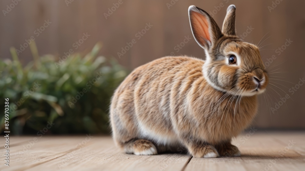 Obraz premium rabbit in the garden