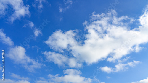 blue sky with clouds background