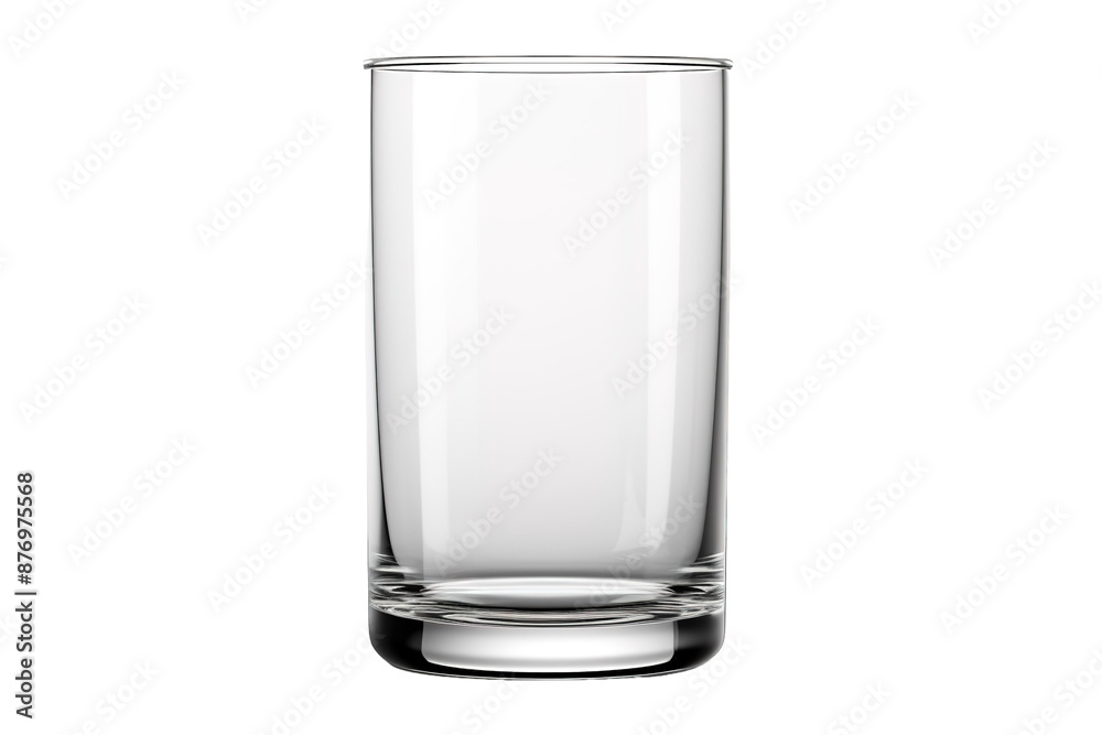 A Crystal Clear Glass Ready for the Perfect Summer Cocktail on a White or Clear Surface PNG Transparent Background. A Crystal Clear Glass Ready for the Perfect Summer Cocktail on a White or Clear Surface PNG Transparent Background.