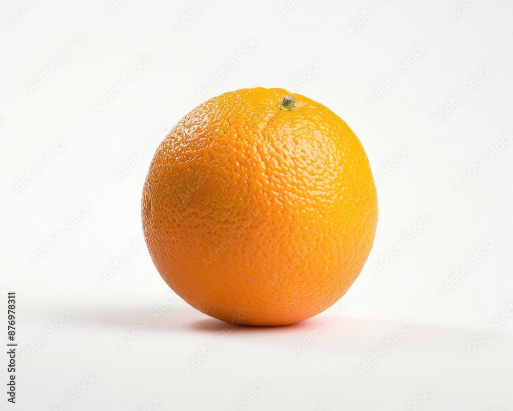 Orange Fruit Isolated on White Background. Citrous and Organic Vitamin-Rich Food Orange Fruit Isolated on White Background. Citrous and Organic Vitamin-Rich Food