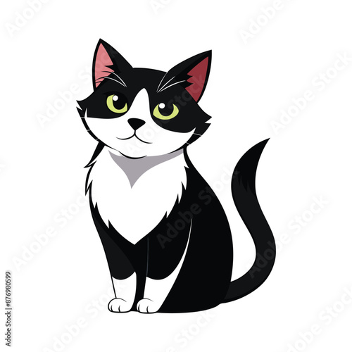 Halloween Cat Silhouette Vector illustration