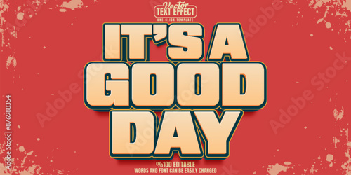 Retro vintage editable text effect, customizable old and 80s 3D font style