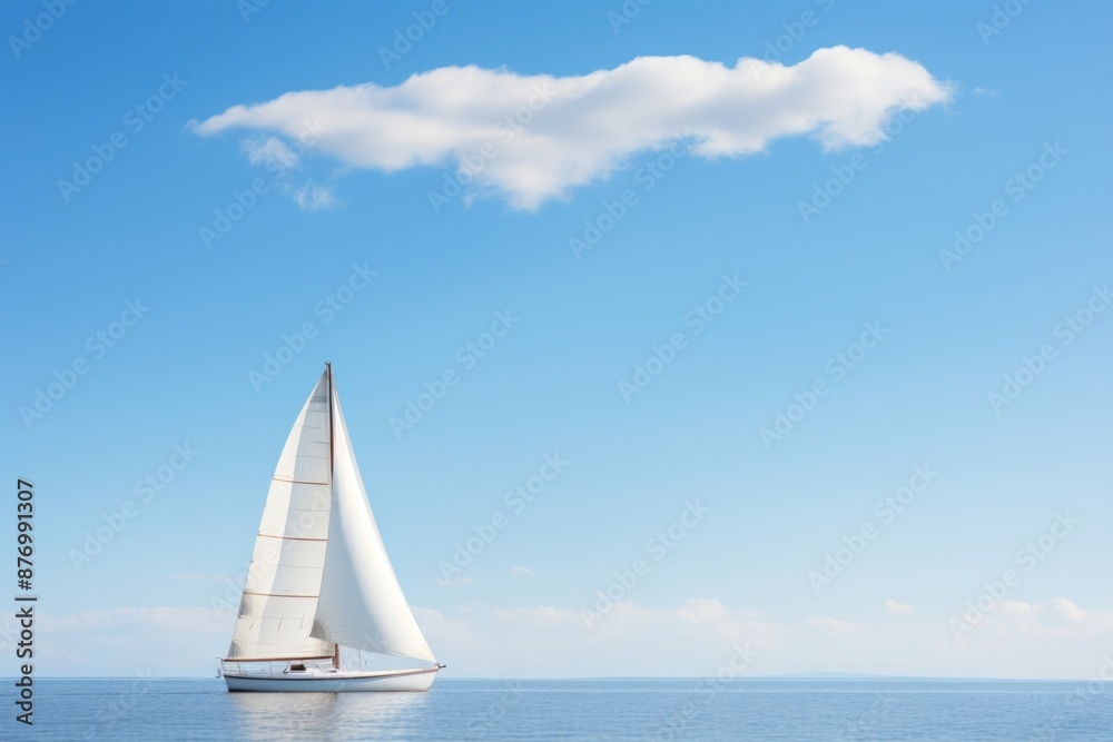 Obraz premium Sailboat sky transportation outdoors.