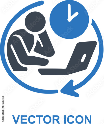 Procrastination Icon