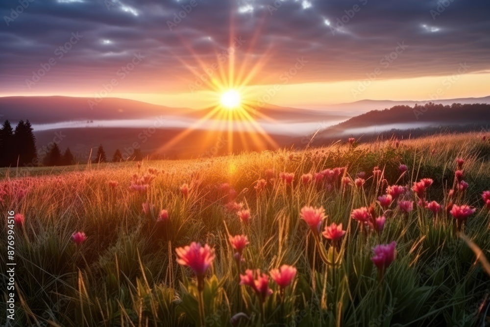 Spring grass landscape sun grassland. Spring grass landscape sun grassland.