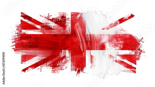 brush paint stroke of Engla...