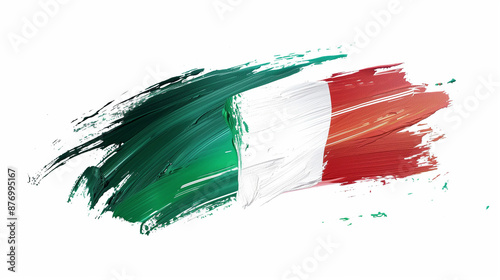 brush paint stroke of Italy...