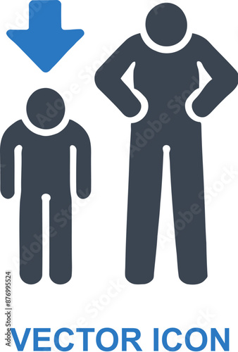 Discouragement Icon in Negative Parenting