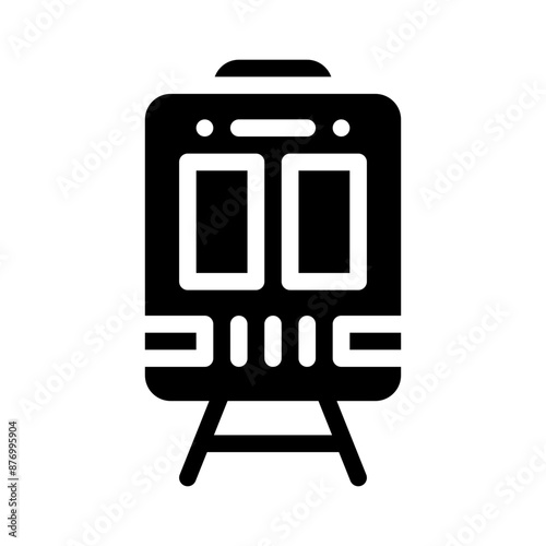 subway glyph icon